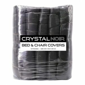 <b>CRYSTAL</b> - HOUSSE DE CHAISE JETABLES NOIR